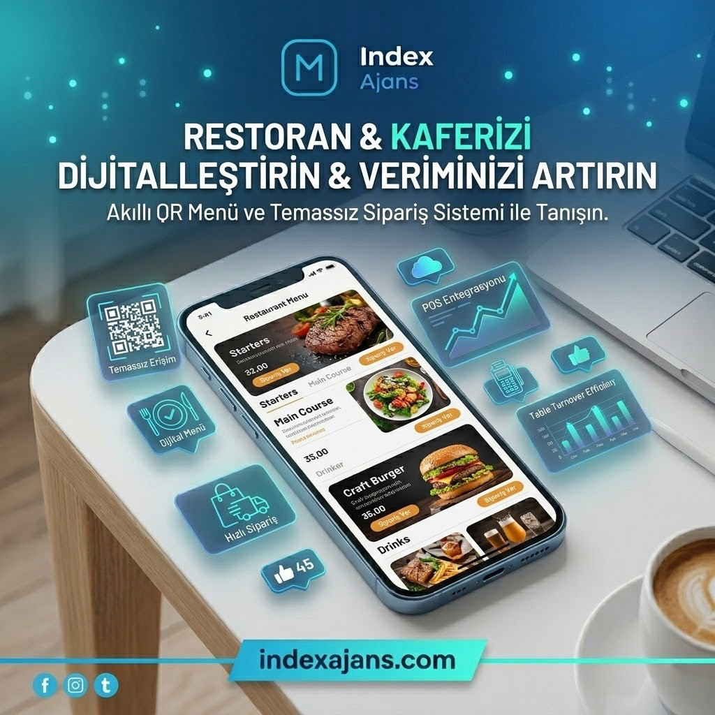 Akıllı QR Menü ve Temassız Sipariş Sistemi