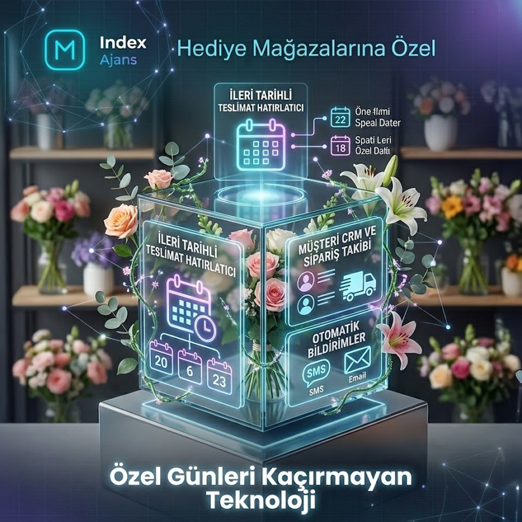 Çiçekçi ve Hediye Mağazaları İleri Tarihli Teslimat Hatırlatıcı Sistemi
