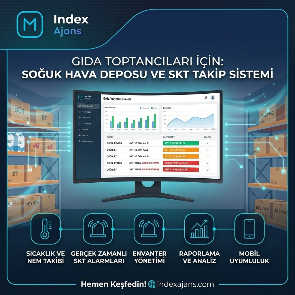 Gıda Toptancıları Soğuk Hava Deposu ve SKT Takip Sistemi