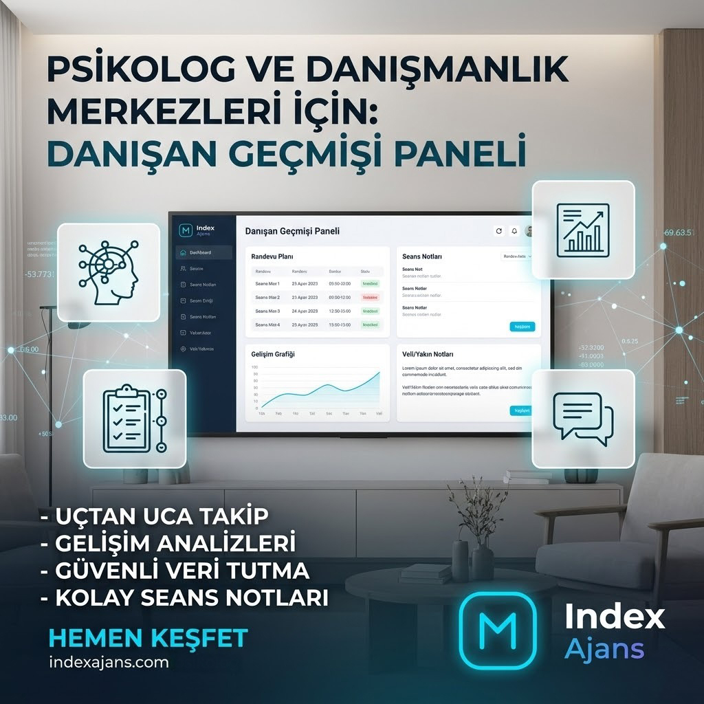 Psikolog ve Danışmanlık Merkezleri Danışan Geçmişi Paneli