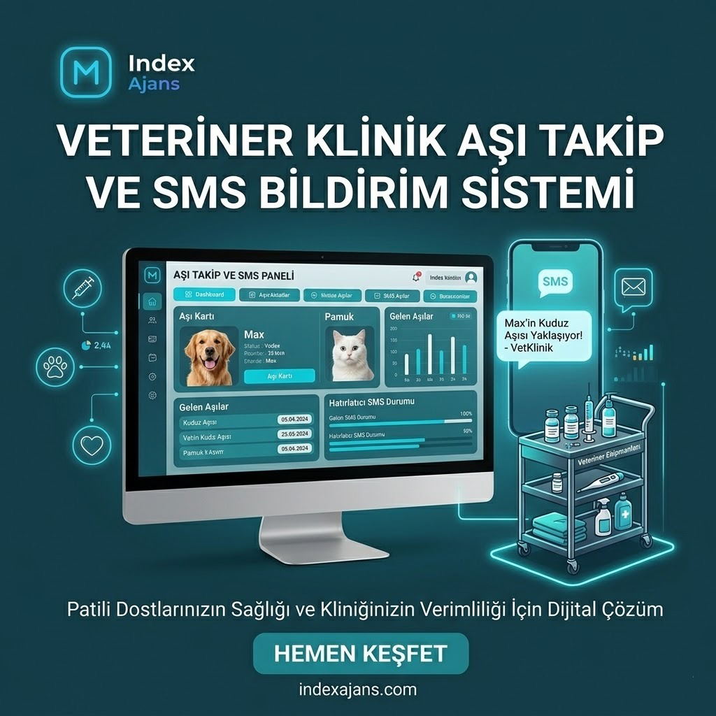 Veteriner Klinik Aşı Takip ve SMS Bildirim Sistemi